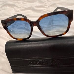 Dior Brown and Blue Sunglasses